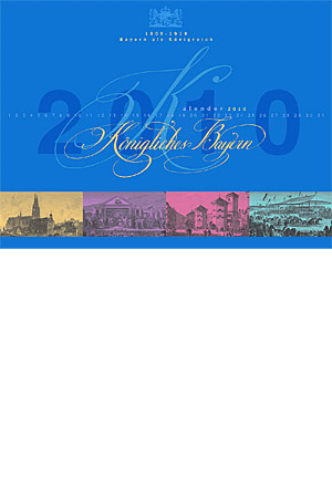 K&ouml;nigliches Bayern - Kalender 2010 - Titel und Monatsbl&auml;tter
